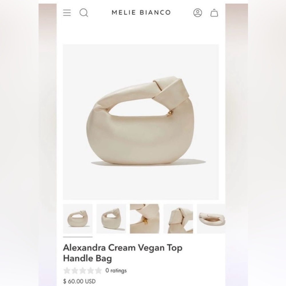 Melie Bianco top handle bag